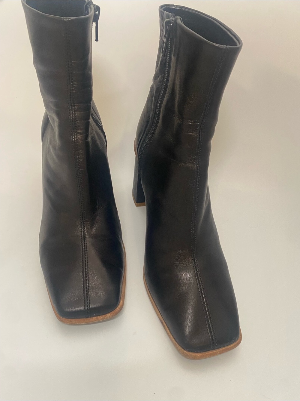 FREE PEOPLE Sienna Square Toe Ankle Boots - Picture 4 of 7